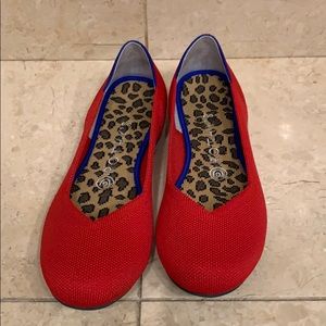 Rothys ballet flats cherry with extra inserts